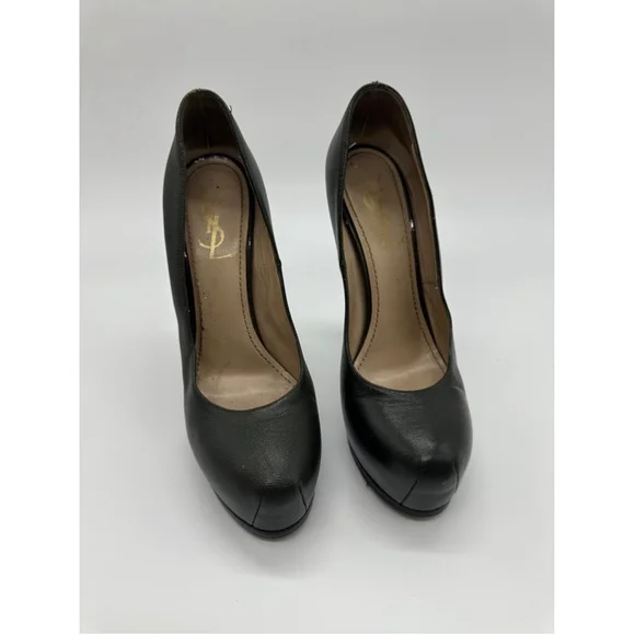 YSL Yves Saint Laurent Tribtoo Platform Pumps Size 38.5 - Picture 3 of 7